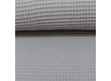 Waffelpiqué Nelson - hellgrau